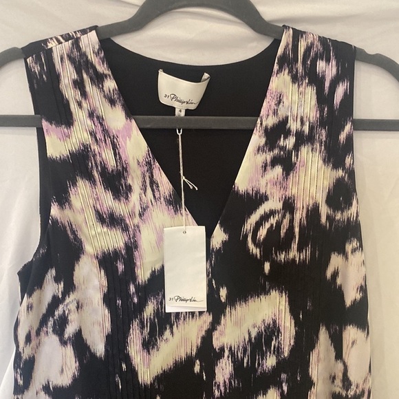 3.1 Phillip Lim NWT a black abstract sleeveless Dress 4 -$795 - Picture 5 of 12